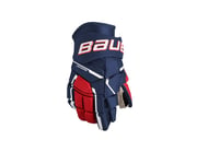 Bauer Hockeyhandskar Supreme M5 Pro Int Navy/Red/White