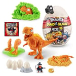 Zuru smashers - 7487A - Smashers Dino Island Egg Mega, T-Rex Dinosaur Surprise Egg att packa upp och samla,