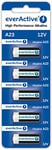 5 x EverActive piles alcalines MN21 A23 12 V V23GA -23 A (1 Carte Blister)