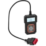 MSW - Outil de diagnostic obd2 25 v lcd Codes de défaut / vin / id / cvn Lecteur obd2