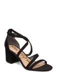 Sam Edelman Stacie Sandal Med Klack Svart [Color: BLACK ][Sex: Women ][Sizes: 37,39 ]