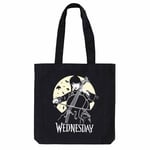 Grupo Erik - Tote Bag Mercredi Addams, 37 x 39 cm | Tote Bag Fantaisie, Tote Bag Original, Sac Fourre-tout