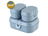 Koziol Pascal Ready Mini, Lunchbox, Set, Barn, Blå, Monokromatiskt, 108 Mm, 151 Mm