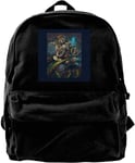 Homebe Canvas Backpack Goonies Sloth and Chunk Rucksack Gym Hiking Laptop Shoulder Bag Daypack for Men Women