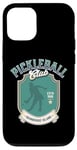 Coque pour iPhone 15 Pro Club de pickleball pour femme créé en 1965 à Bainbridge Island