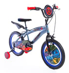 Huffy Marvel Avengers Boys Old Kids ft Hulk Iron Man Thor Captain America,Grey,16 Inch Bike 4-6 Years