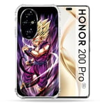 Cokitec Coque Renforcée pour Honor 200 Pro 5G Manga Dragon Ball Sangohan Violet