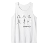 Funny Yoga Tee Skeleton Yoga Namaste for Men Women Tank Top