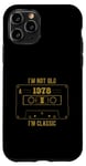 Coque pour iPhone 11 Pro Cassette rétro I'm Classic I'm 1978 avec design d'anniversaire