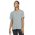 Nike BV4034 M NK DF TOP SS Yoga T-Shirt Mens lt Smoke Grey/White/Black XL