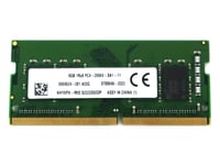 8GB DDR4 1x8GB Kingston SODIMM 1Rx8 PC4-2666V 2666MHz RAM Minne (KHYXPX)