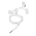 (white) Swimming Headphones In Ear Style Excellent Sound Quality Short