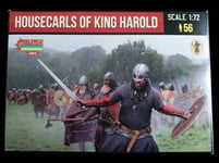 1 grappe de figurines au 1/72. STRELETS M141, Anglo-Saxon du Roi Harold.