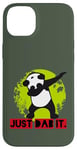 Coque pour iPhone 14 Plus Dab Dabbing Panda Eco Planet Green Save World