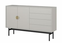 Selsey Buffet, Engineered Wood, Taupe (Gris-Beige), 154 cm Largeur