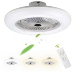 Hengda - einfeben Ventilateur de plafond lumière Fan plafonnier Fan plafonnier avec minuteur pour cuisine salle de bain