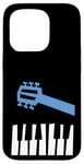 Coque pour iPhone 15 Pro Guitare et piano