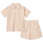 Liewood GOTS Leona Kläder Set Stripe Sorbet Rose Creme De La Creme | Rosa | 110 cm