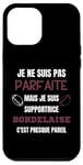 Coque pour iPhone 15 Pro Max Supportrice Rugby Bordeaux Humour