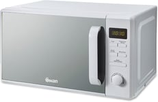 Swan Digital Microwave With 5 Power Levels 800W 20 Litres White SM4421WHT