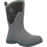 MUCK BOOTS Unisex Arctic Sport II Neoprene Grey/Plaid Wellington material_Neoprene - Size UK 6