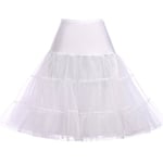 Femme Jupon sous Robe Au Genou Petticoat Vintage en Tulle L CL8922-2