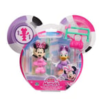 Just Play 89961 Disney Junior Lot de 2 Figurines Mobiles à Collectionner, avec Sac et Perche, Motif Minnie Mouse et Daisy Duck Ballerines 5 cm, à partir de 3 Ans, Multicolore