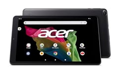 ACER Iconia Tab A10-21-A43P, Tablette Tactil 10,1'' HD IPS (Arm Cortex-A55, RAM 4 Go, SSD 128 Go, Bluetooth, USB-C, Wi-FI 6, MicroSD, Android 14), Tablette Gris avec Finition Métal
