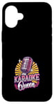 Coque pour iPhone 16 Plus Karaoké Queen Karaoké Chanteur Microphone Karaoké