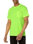 Dickies Men's Heavyweight Crew Neck Short Sleeve Tee T-Shirt, Bright Yellow, Large