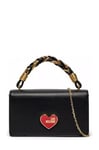 Love Moschino Women's jc4224pp1i BORSA A Mano, Black, 22X13X5