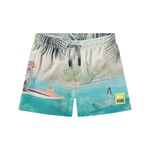 Molo Niko Board Shorts Leo On Surf | Beige | 92/98 cm