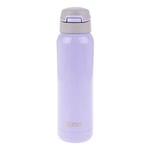 Oasis: Stainless Steel Insulated Drink Bottle W/Flip Straw Lid - Lilac (500ml) - D.Line