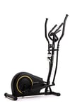 Zipro Crosstrainer Burn Gold, elliptique jusqu'à 120 kg, équipement d'entraînement cardio à domicile, appareil de fitness, machines d'exercice, vélo elliptique, 8 niveaux de résistance