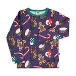 Småfolk Christmas Decorations Långärmad T-shirt Loganberry | Lila | 7-8 years