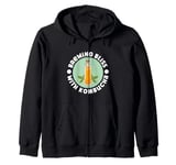 Brewing Bliss With Kombucha Home Brew Brewer Zip Hoodie