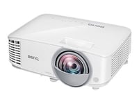 Benq Mw809sth - Dlp-Projektor - Bärbar - 3D - 3600 Ansi Lumen - Wxga (1280 X 800) - 16:10 - 720P - Fast Objektiv Med Kort Kastavstånd