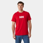 Helly Hansen Herre Core Graphic T-skjorte Rød XL