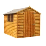 Mercia Wooden Overlap Apex Garden Shed - 8 x 6ft