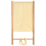 Laundry Basket Cedar Wood and Fabric Beige 42x41x64 cm vidaXL