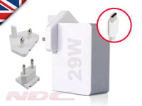 29W USB-C UK/EU Power Supply Adapter/Charger+Cable for Apple MacBook 12 A1534