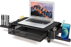 Monitor Stand, 3 Height Adjustable PC Monitor Stand Riser with Drawer, Pen and