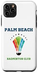 Coque pour iPhone 11 Pro Max Beach Florida Athletics Preppy Badminton Club Raquette