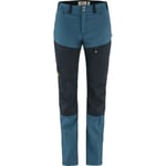 Fjällräven Womens Abisko Midsummer Trousers Short (Blå (INDIGO BLUE-DARK NAVY/534-555) 34)