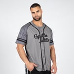 Gorilla Wear 82 Baseball Jersey Grey Xxxl