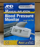 A&D Medical UA-704 Compact Semi Automatic Upper Arm Blood Pressure Monitor