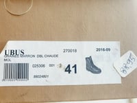 Bottines en cuir marron doublure chaude neuves Ubus taille 41 (pa)