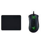 Razer DeathAdder V2 - Souris de Jeu avec Ergonomie Optimale & Gigantus V2 Medium - Tapis de Souris Gaming Souple pour la rapidité et Le contrôle, 360 x 270 x 3mm, Caoutchouc antidérapant