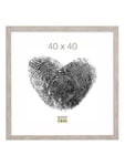 Deknudt Frames S45RH1 Cadre Photo Moulure Bloc Bois Blanc 40 x 40 cm