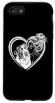 iPhone SE (2020) / 7 / 8 Saint Bernard Mom Dog Art Valentine's Day Heart Case